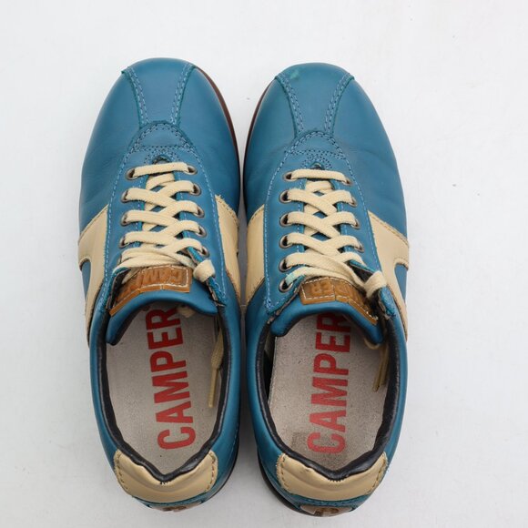 Camper Pelotas Ariel Walking Shoes Oxfords Women's Size EU 38 Blue Leather - Picture 9 of 13